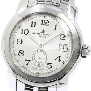 Baume & Mercier Cape Land MV045221 Date Silver Dial Automatic Men's Watch 758706